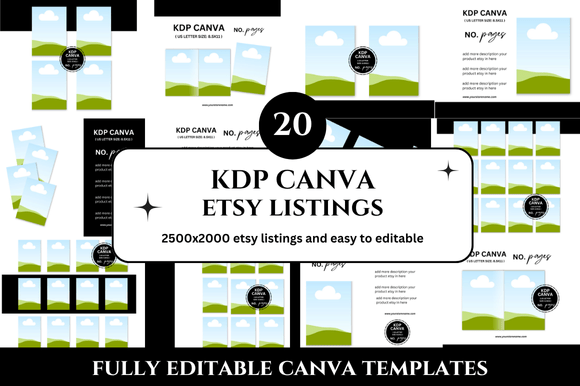 Elevate Your Etsy Shop: 20 Canva Listing Mockups for Digital Sellers