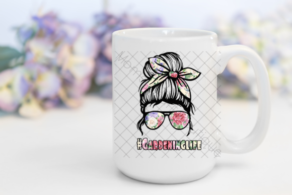 Gardening Life, Messy Bun, Flower: Your New Favorite Creative PNG