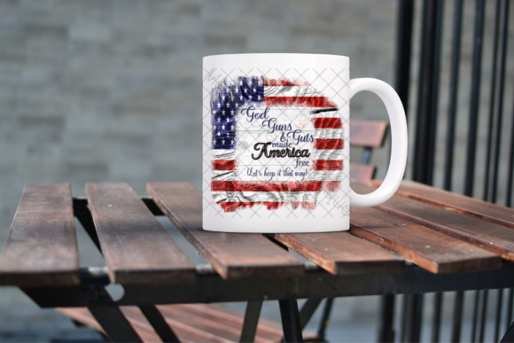 God Guns Guts Made America Free: A Bold PNG for Patriotic Design