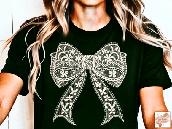Styling Projects with Lace Bow Png Floral Lace Coquette Bow