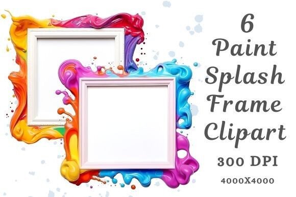 Unleash Creativity: The Power of Paint Splash Fram Clipart