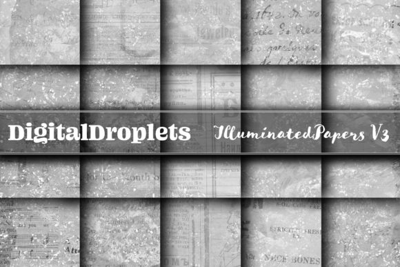 Unveiling Illuminated Papers Vol. 3: Vintage Glitter & Gothic Charm