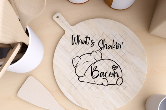 What's Shakin' Bacon: A Playful Kitchen SVG for Your Crafting Projects